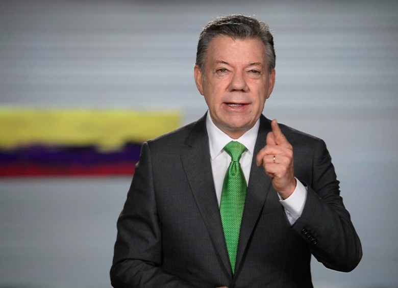 Fue la cuarta alocución presidencial de Juan Manuel Santos con el balance del diálogo nacional por la unión y la reconciliación. FOTO Cortesía