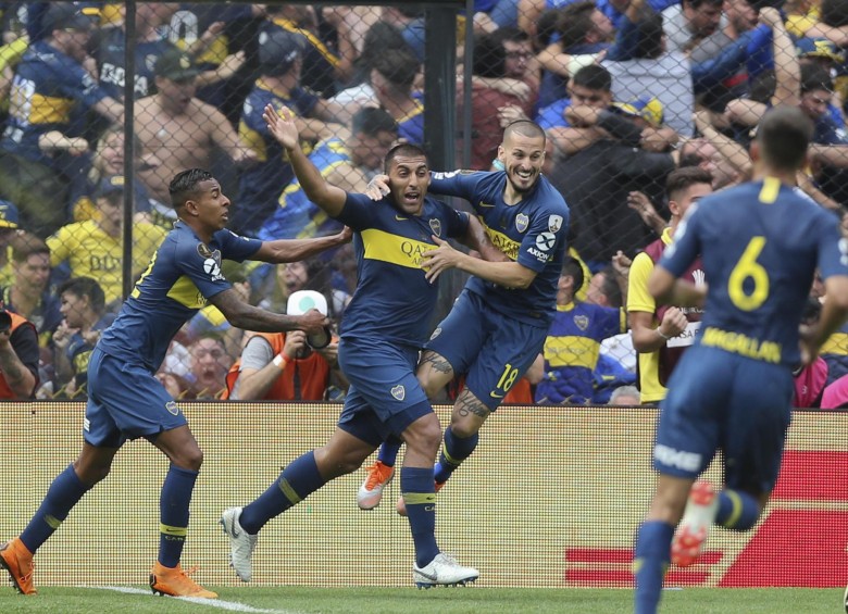 Boca Juniors estuvo siempre arriba en el marcador, pero la afectividad de River le trajo también recompensa. FOTO EFE