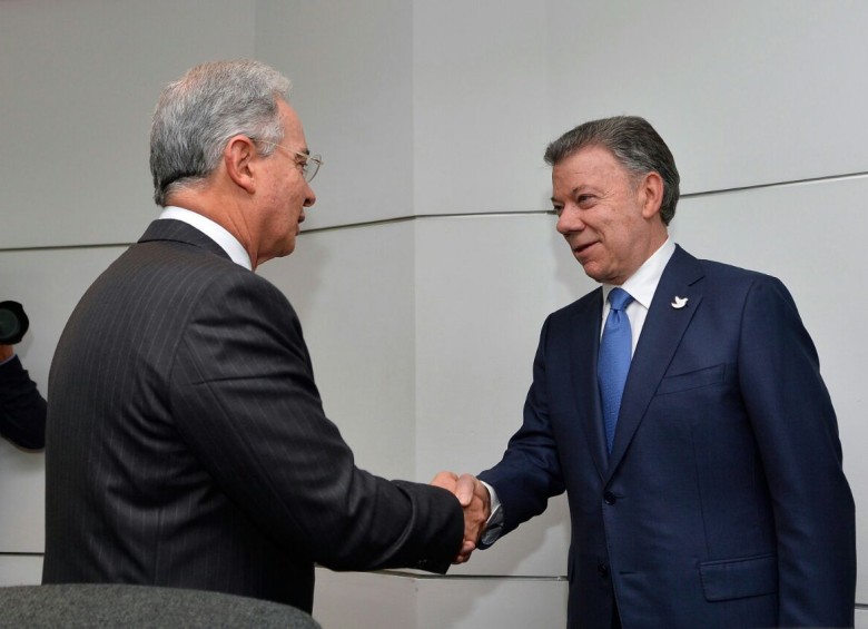 El 5 de octubre Santos y Uribe se reunieron. Fotos: Colprensa y Donaldo Zuluaga