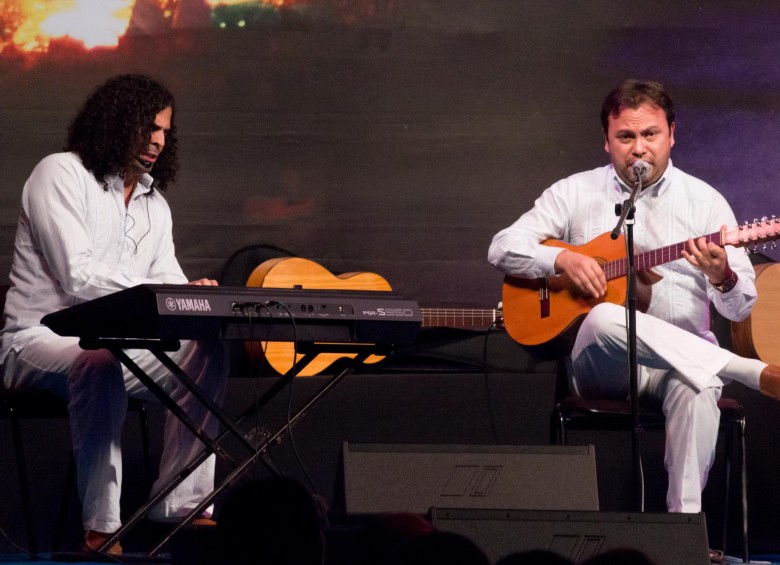 El dueto Nocturnal de Bogotá. CORTESÍA Antioquia le Canta a Colombia 