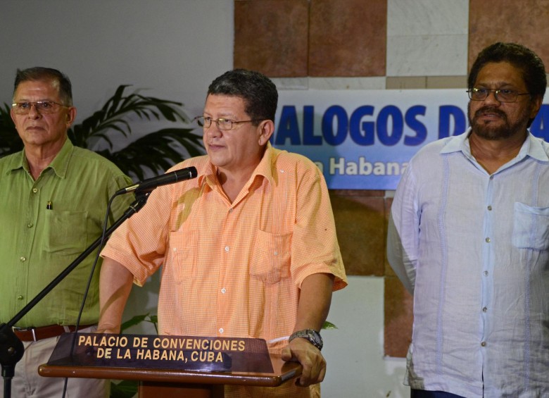 Pablo Catatumbo, uno de los voceros de las Farc que hacen presencia en La Habana. FOTO COLPRENSA