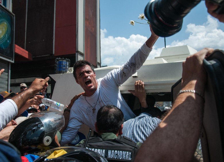 Leopoldo López, líder de la oposición venezolana que permanece en arresto domiciliario. FOTO ARCHIVO COLPRENSA
