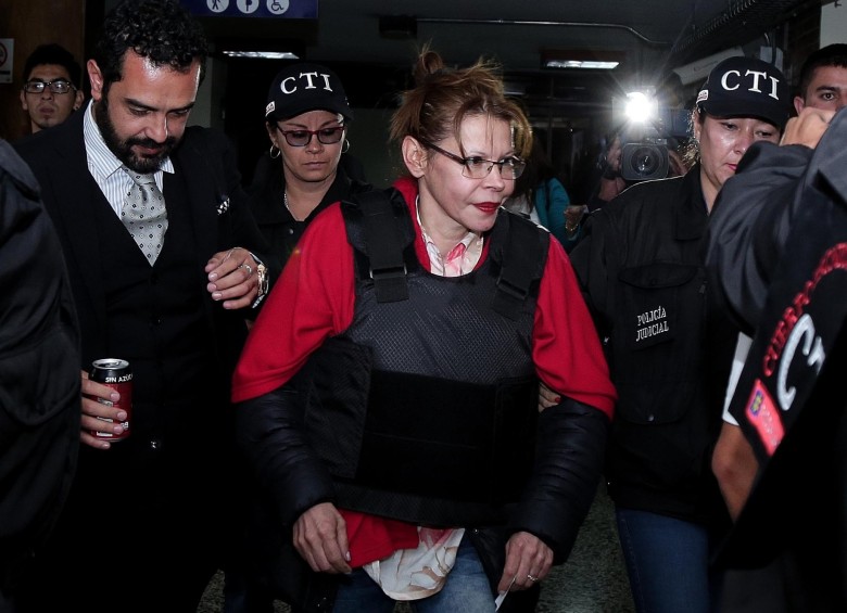 Edna Yaneth Mora Urrea, procesada por testaferrato, fue dejada en libertad. Foto Colprensa
