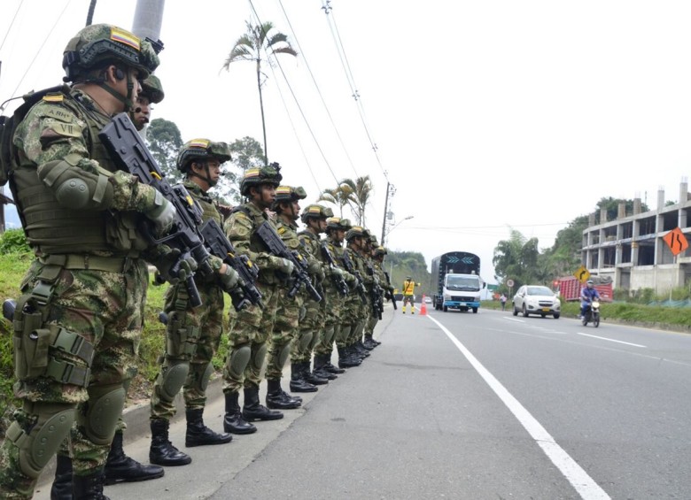 Serán 30 mil los soldados disponibles para la seguridad de semana santa en Antioquia, Córdoba y Chocó. FOTO: EJÉRCITO