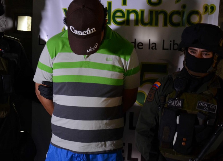 “Diadema” es considerado por las autoridades como cabecilla de las “Convivir” que operan en el centro de Medellín. FOTO CORTESÍA