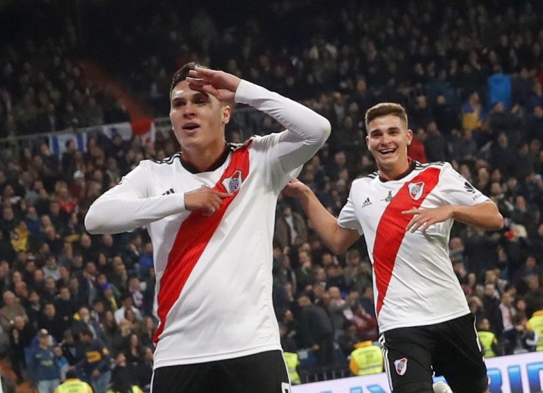 Juan Fernando Quintero marcó dos goles en la Copa Libertadores. FOTO EFE