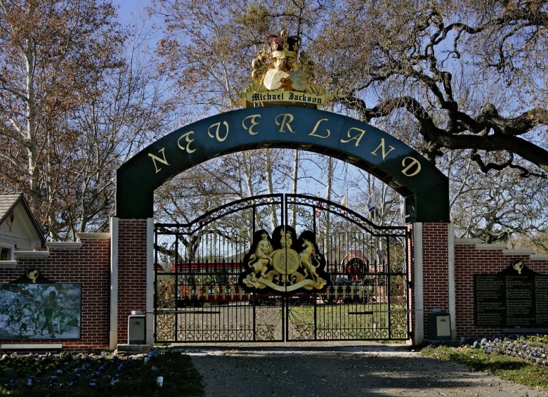 Esta es la entrada de Neverland. FOTO AP