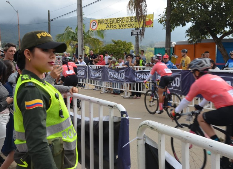La Policía de Antioquia preparó un operativo para garantizar la seguridad del evento. Foto: Policía de Antioquia