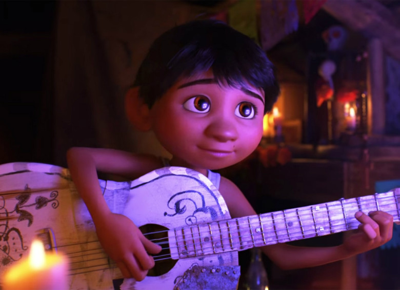 Este es Miguel y su guitarra. FOTO Cortesía Pixar