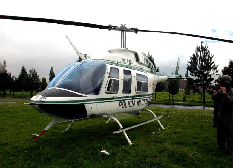 Helicóptero de la Policía para vigilancia. FOTO: ARCHIVO
