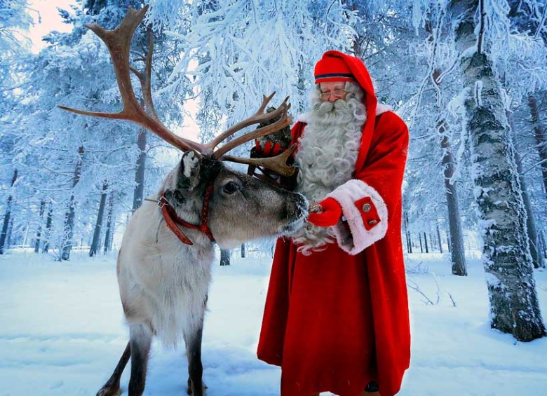 Papá Noel ama la velocidad natural de sus amigos los renos. Foto: Santa Claus Office