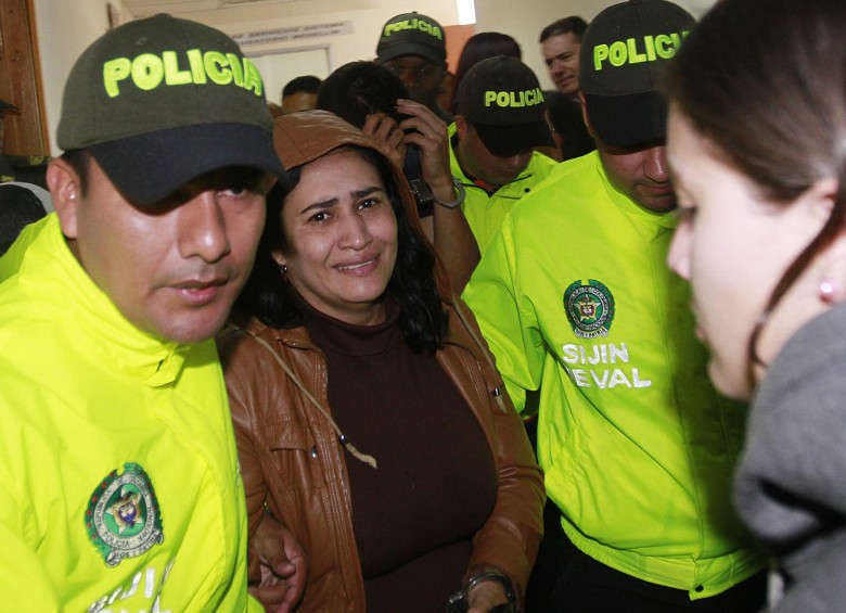Aura Luz Vélez Benjumea, de 43 años de edad, aceptó los cargos de haber sido la determinadora del crimen contra Alejandro. FOTO Robinson Sáenz