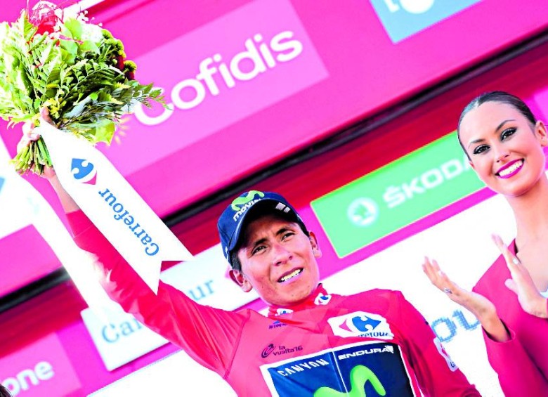 Nairo respira ahora más tranquilo en el primer lugar de la Vuelta. Su ventaja pone a soñar con el título. 