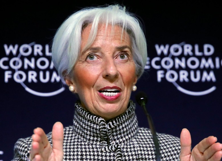 Christine Lagarde, directora del Foro Económico Mundial, anunció que la economía mundial crecerá menos este año 3,5 %. 