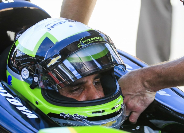 Ayer, Juan Pablo Montoya cerró su última prueba, antes de las 500 Millas, dejando buenas sensaciones. FOTO efe