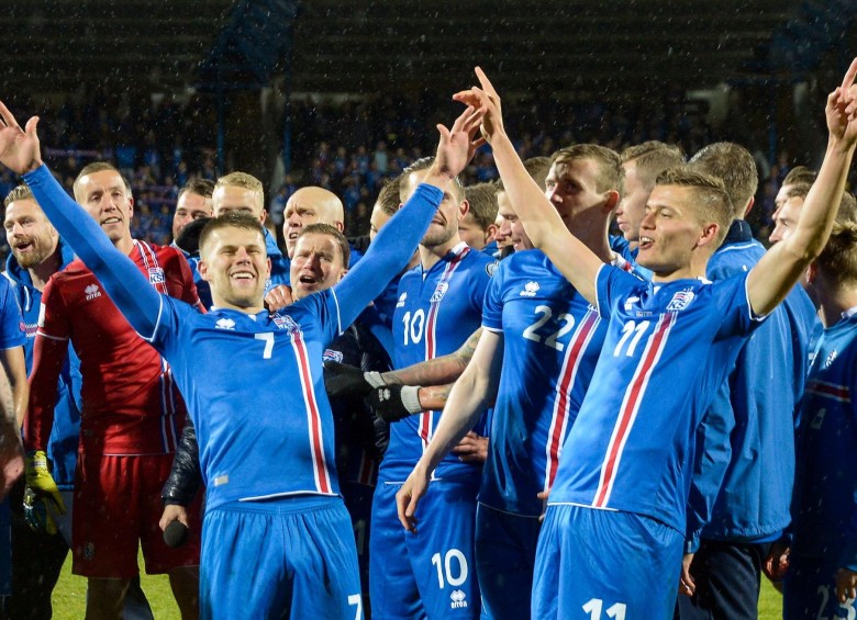 Los islandeses llegaron a 22 puntos en su grupo I, en el que Croacia deberá jugar la fase de repechaje para aspirar a una plaza al Mundial de Rusia. FOTO: AFP 