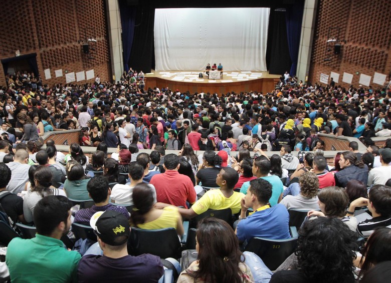 Desde la Asamblea Estudiantil se pedía aplazar las elecciones del representante para 2018. FOTO ARCHIVO