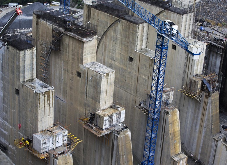 Solo el año pasado EPM invirtió $1,7 billones en el proyecto hidroeléctrico Ituango, cuya primera unidad de generación debe encenderse en diciembre próximo. Foto: EL COLOMBIANO.