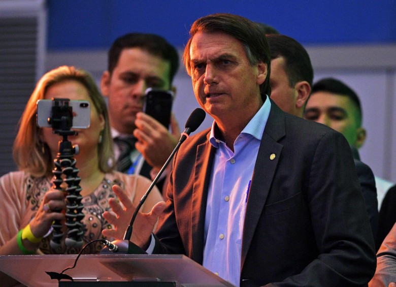 Jair Bolsonaro, candidato de derecha a la presidencia de Brasil 