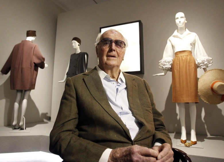 Hubert de Givenchy fundó su casa de moda en 1952. Murió este sábado, mientras dormía. Foto: Efe