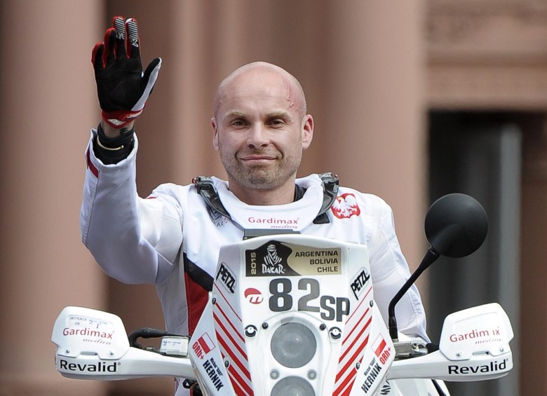 Michal Hernik, debutante en este Dakar, había nacido el 30 de enero de 1975 en Cracovia. FOTO AFP