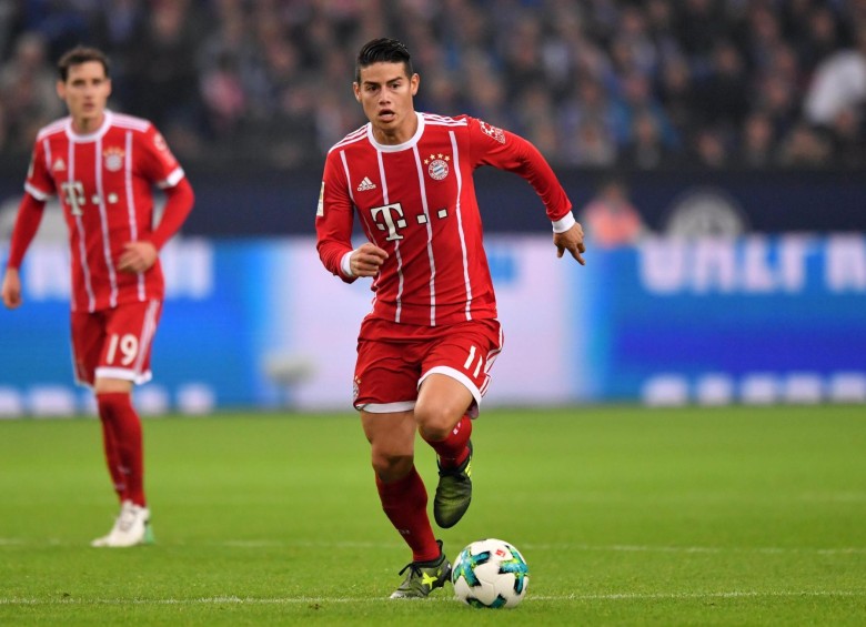 James Rodríguez espera jugar su partido 17 con el Bayern de Munich contra el Colonia, último en la Bundesliga. FOTO afp 