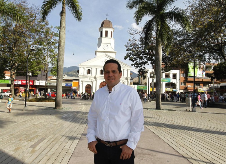 Carlos Andrés Trujillo González, alcalde de Itagüí. FOTO Jaime Pérez