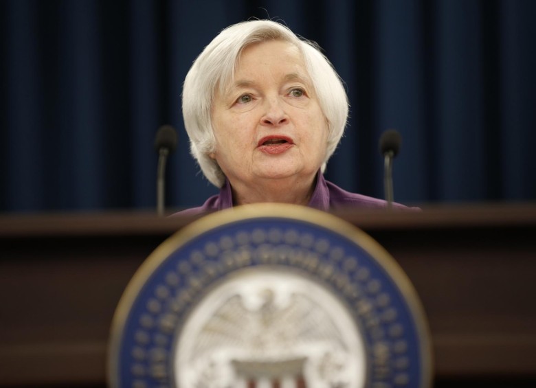 La presidenta de la Reserva Federal de Estados Unidos, Janet Yellen, anunció el incremento de tasas como parte de la política monetaria de ese banco central. FOTO REUTERS 