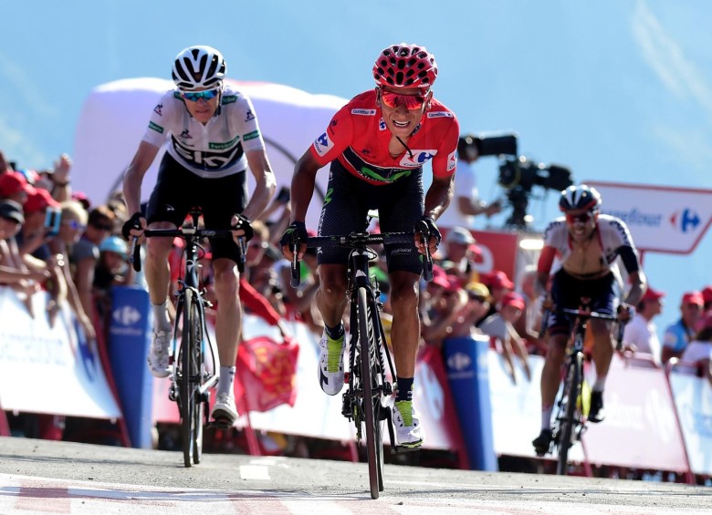El colombiano Nairo Quintana fue el ganador de la Vuelta a España 2016. FOTO AFP