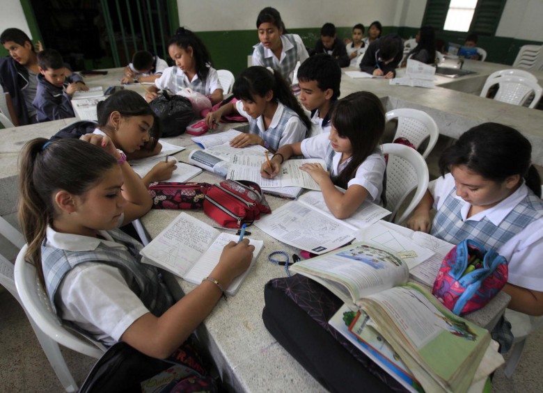 En Colombia, según el Mineducación, existe un déficit de 51.134 aulas. FOTO Manuel Saldarriaga