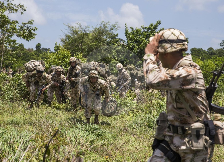 Entre la Fuerza de Tarea Vulcano y la Fuerza de Despliegue Rápido N°3, el Ejército tendrá 12 mil soldados aproximadamente desplegados en la región del Catatumbo. FOTO Julio César Herrera