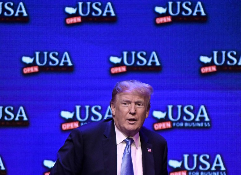 El presidente de los Estados Unidos Donald Trump. Foto: AFP 