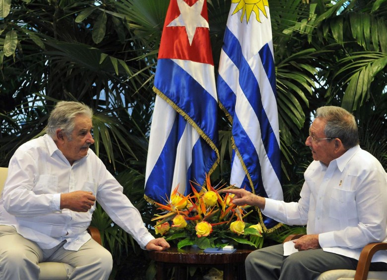 El exmandatario uruguayo José Mujica dijo que el presidente de Cuba, Raúl Castro, de 84 años, “ya tiene la decisión tomada” de abandonar la presidencia. FOTO AFP