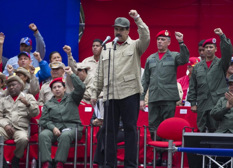 El presidente de Venezuela, Nicolás Maduro, ordenó a su canciller, Delcy Rodríguez, iniciar el trámite para que ese país salga de la Organización de Estados Americanos, OEA. FOTO AP