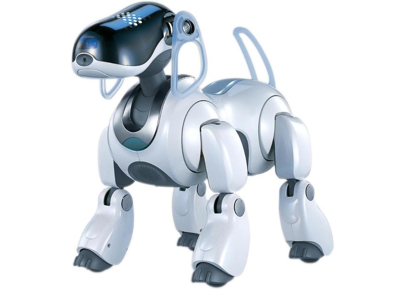 Este era AIBO, el primer perro robot de Sony. 