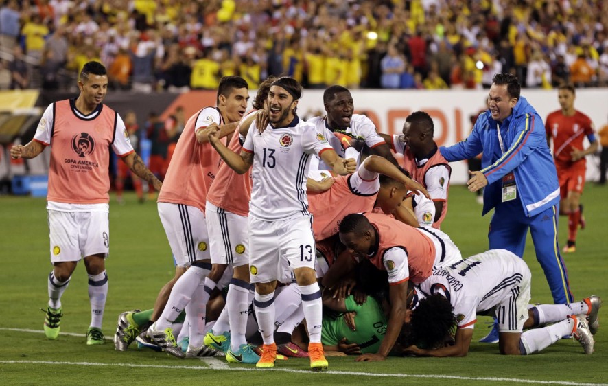 Felicidad en la Selección Colombia. FOTO Adam Hunger-USA TODAY Sports SOCCER/
