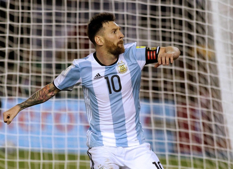 Messi viene de anotar con Argentina. Foto Reuters