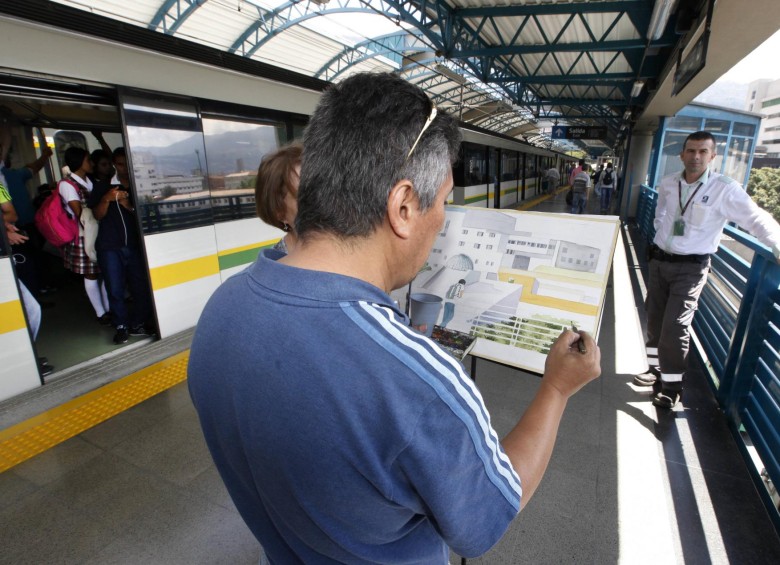 Acuarelistas pintaron para celebrar 20 años del Metro