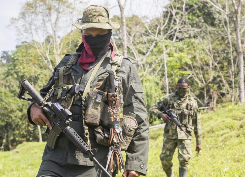 Frente Cimarrones del Eln en la región del Alto Baudó, Chocó. FOTO DONALDO ZULUAGA