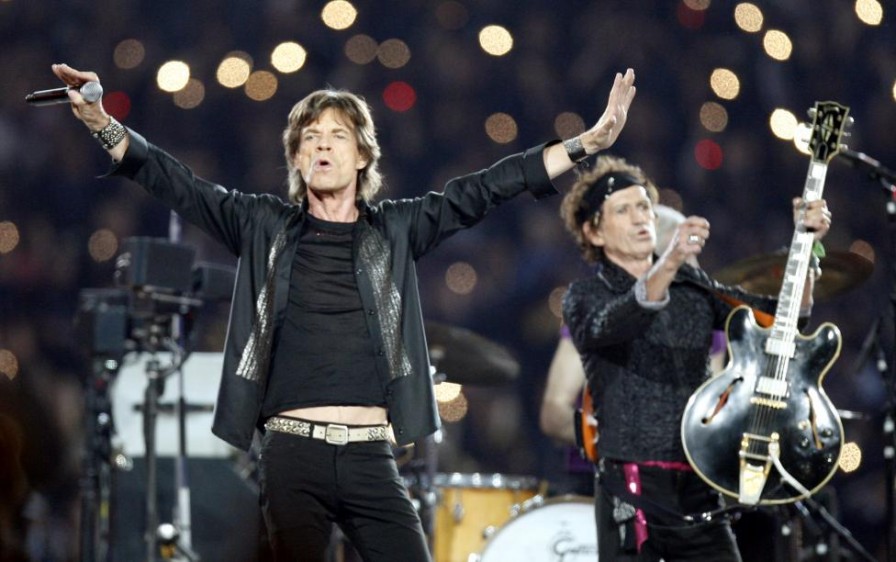 Los Rolling Stones, Super Bowl XL en Detroit (2006). FOTO Reuters