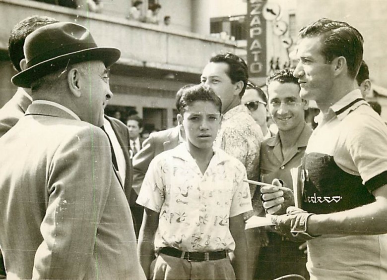 Ganó la Vuelta a Colombia en 1953, 1954, 1954, 1956, 1958. FOTO ARCHIVO