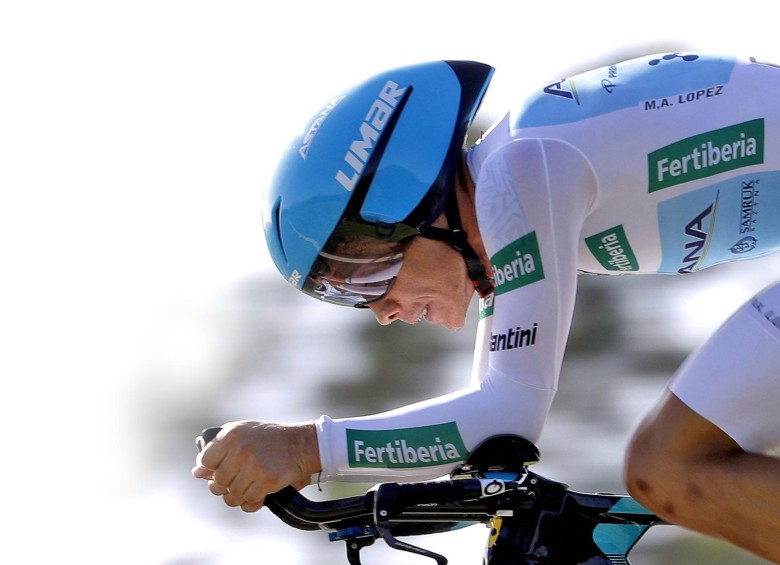 López ha sido uno de los corredores de más ataques en la Vuelta. Hoy tiene otra oportunidad de recuperar posiciones. FOTO EFE