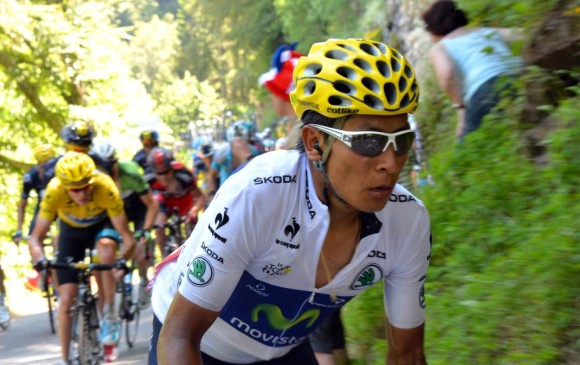 El pedalista boyacense tiene como gran apuesta del año ganar el Tour de Francia. FOTO CORTESÍA MOVISTAR TEAM