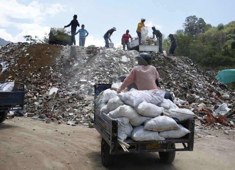 La ciudad cuenta con tres Cates para depósito temporal de escombros. FOTOs manuel saldarriaga