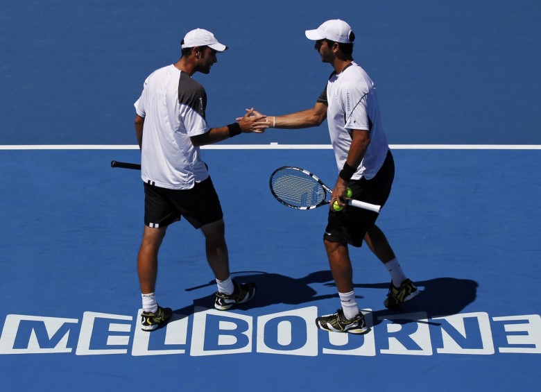 La dupla Juan Sebastián Cabal y Robert Farah, colombianos en el torneo de dobles del Open de Australia._FOTO archivo