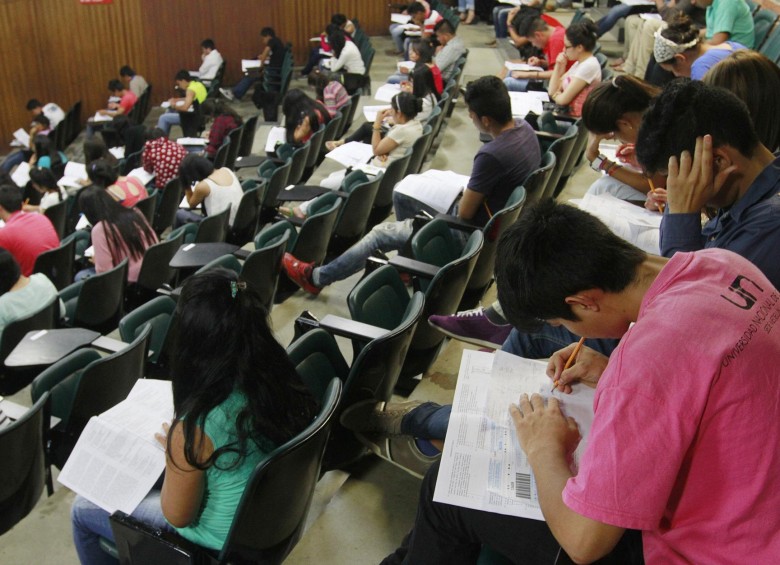 La muestra en Colombia estuvo conformada por 208 instituciones educativas y 9.096 estudiantes. FIOTO ARCHIVO-RÓBINSON SÁENZ.
