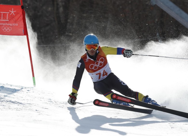 Michael Poettoz de 19 años, volverá a competir el jueves a las 11:45 p.m. en el Yongpyong Alpine Centre. FOTO reuters