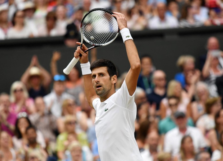 El serbio Novak Djokovic avanzó a la final de Wimbledon y se medirá a sudáfricano Kevin Anderson. FOTO EFE