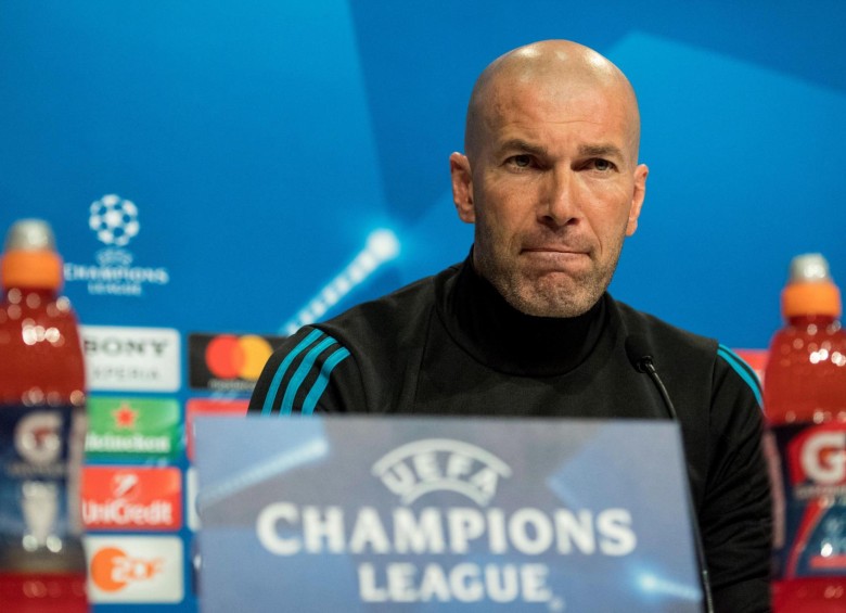 Zinedine Zidane, técnico del Real Madrid. FOTO EFE