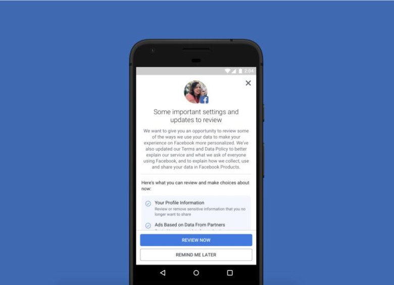 Cambiar la configuración de Facebook es ahora más fácil, los usuarios pueden hasta conocer los anunciantes de en el servicio con los que ha interactuado. FOTO: Facebook